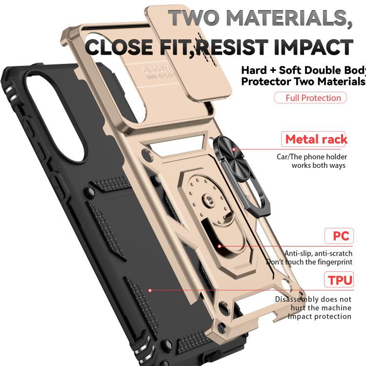 For Samsung Galaxy S25 Edge 5G Sliding Camshield Holder Phone Case