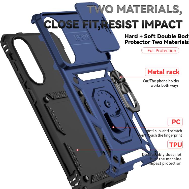 For Samsung Galaxy S25 Edge 5G Sliding Camshield Holder Phone Case