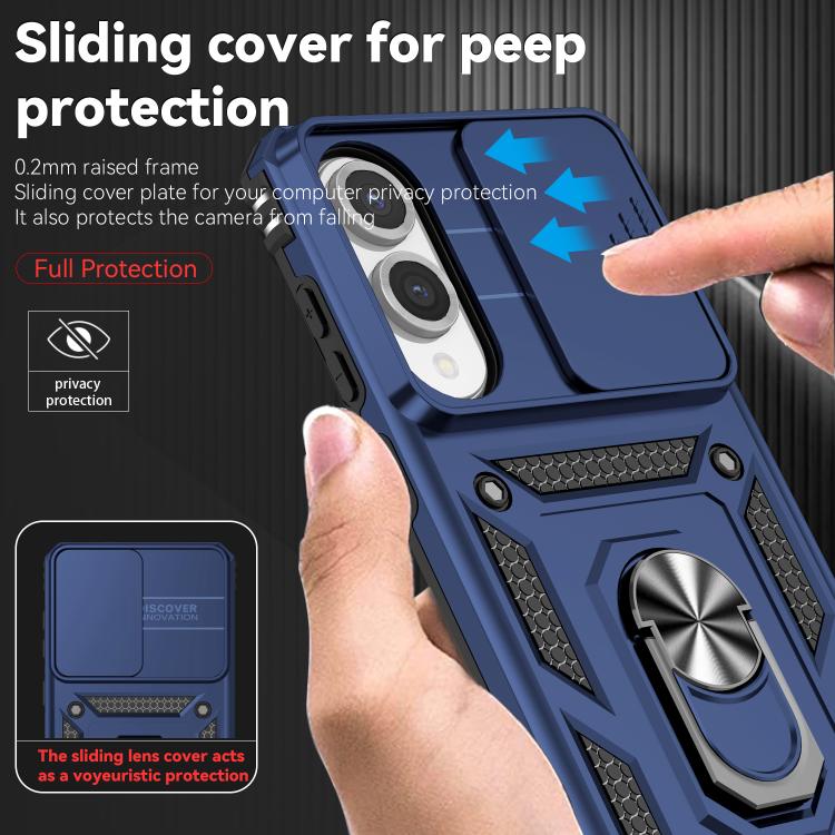 For Samsung Galaxy S25 Edge 5G Sliding Camshield Holder Phone Case