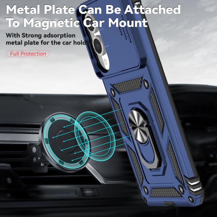 For Samsung Galaxy S25 Edge 5G Sliding Camshield Holder Phone Case