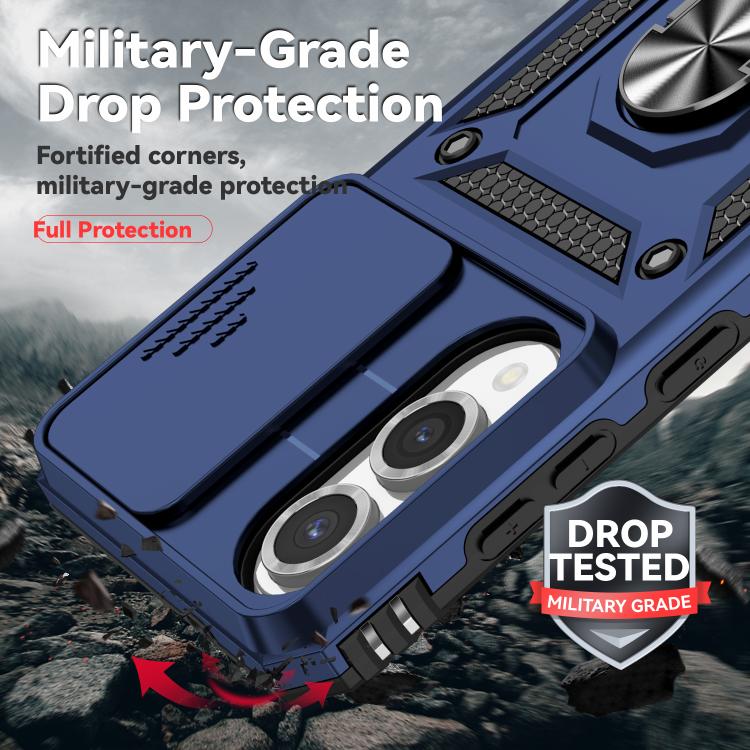 For Samsung Galaxy S25 Edge 5G Sliding Camshield Holder Phone Case