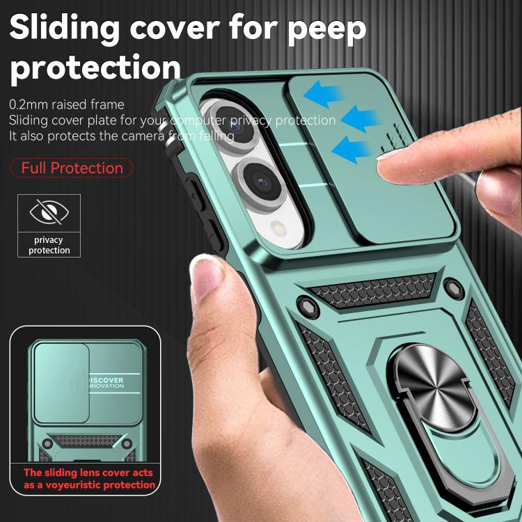 For Samsung Galaxy S25 Edge 5G Sliding Camshield Holder Phone Case