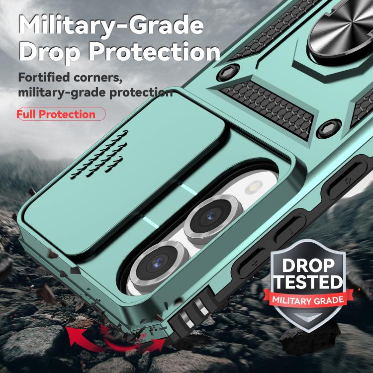 For Samsung Galaxy S25 Edge 5G Sliding Camshield Holder Phone Case