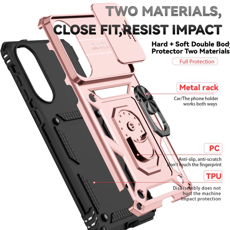 For Samsung Galaxy S25 Edge 5G Sliding Camshield Holder Phone Case