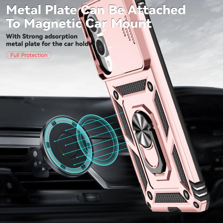 For Samsung Galaxy S25 Edge 5G Sliding Camshield Holder Phone Case