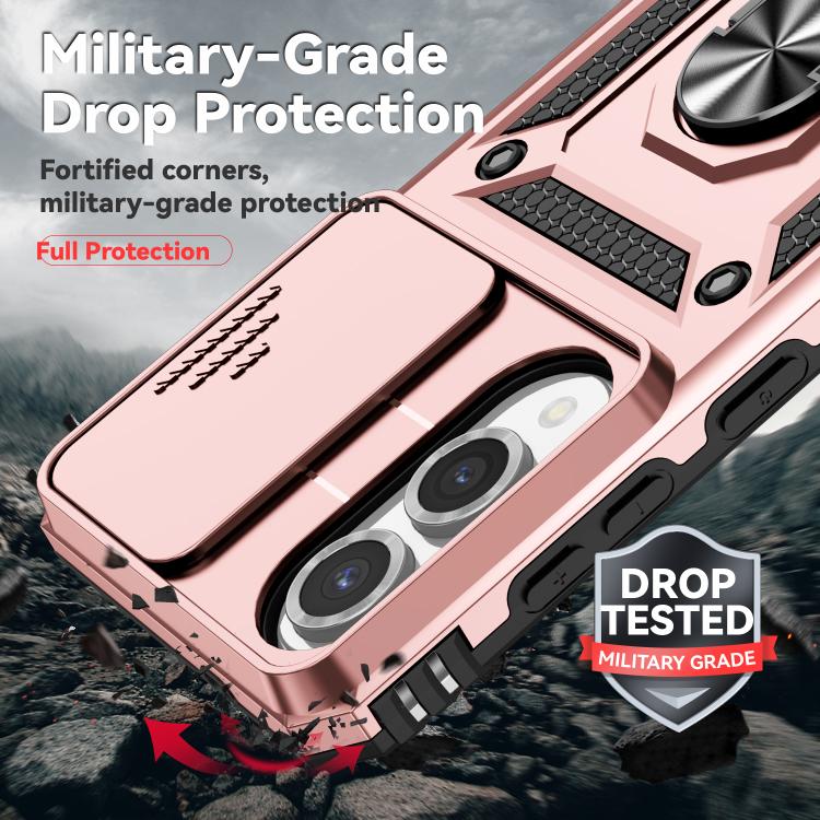 For Samsung Galaxy S25 Edge 5G Sliding Camshield Holder Phone Case