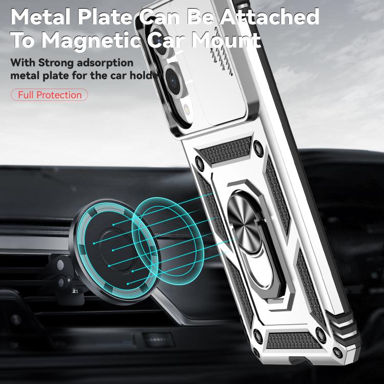 For Samsung Galaxy S25 Edge 5G Sliding Camshield Holder Phone Case
