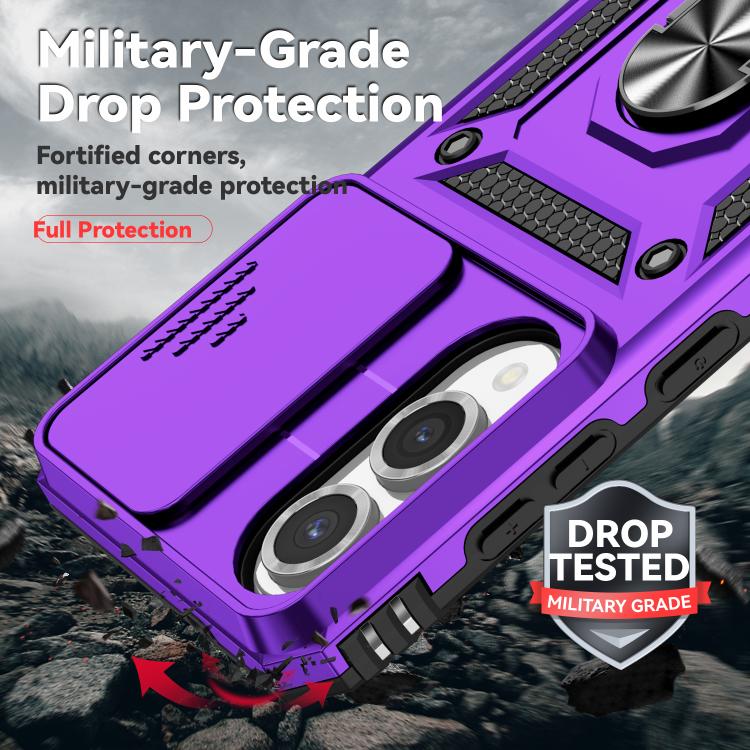 For Samsung Galaxy S25 Edge 5G Sliding Camshield Holder Phone Case
