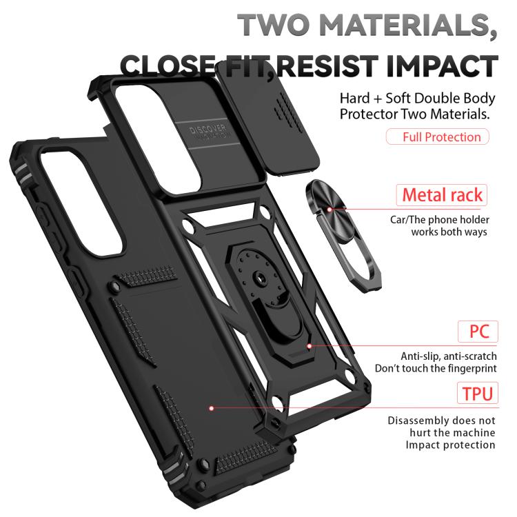 For Samsung Galaxy S25 FE 5G Sliding Camshield Holder Phone Case