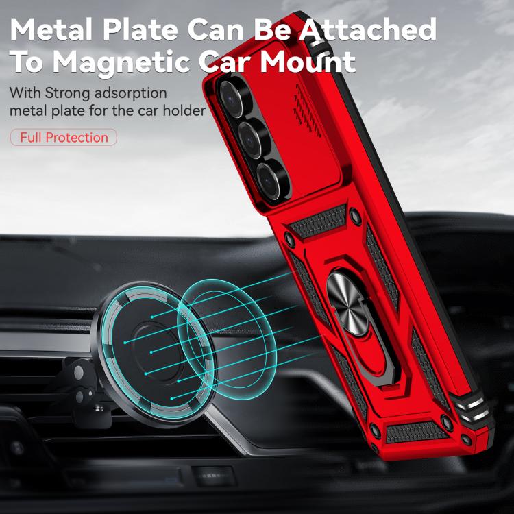 For Samsung Galaxy S25 FE 5G Sliding Camshield Holder Phone Case