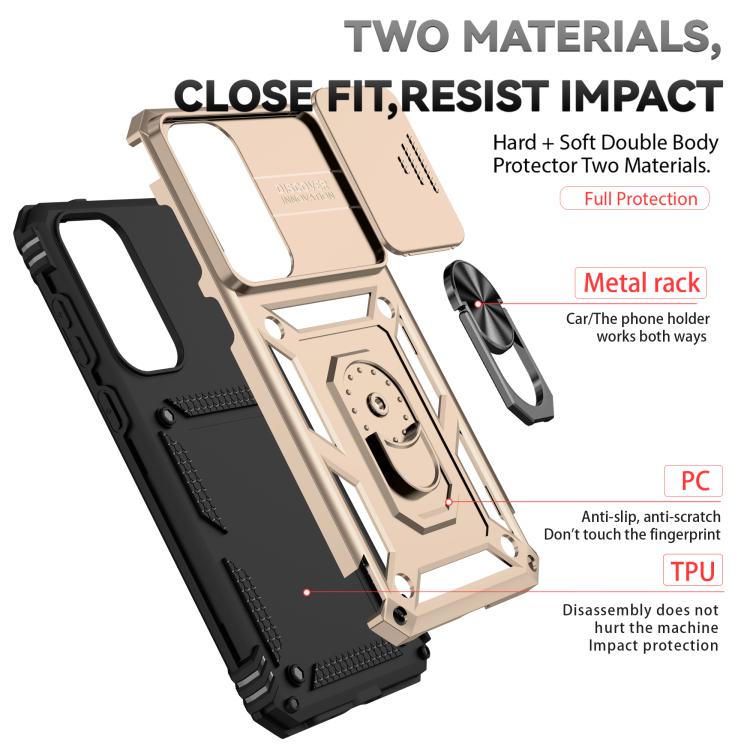 For Samsung Galaxy S25 FE 5G Sliding Camshield Holder Phone Case