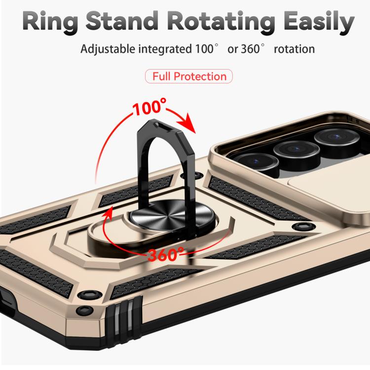 For Samsung Galaxy S25 FE 5G Sliding Camshield Holder Phone Case