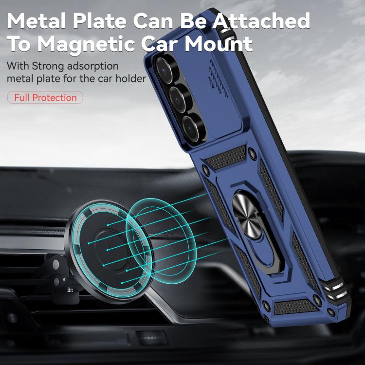 For Samsung Galaxy S25 FE 5G Sliding Camshield Holder Phone Case