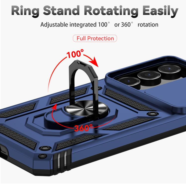 For Samsung Galaxy S25 FE 5G Sliding Camshield Holder Phone Case