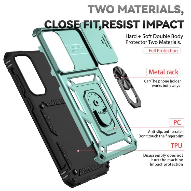 For Samsung Galaxy S25 FE 5G Sliding Camshield Holder Phone Case
