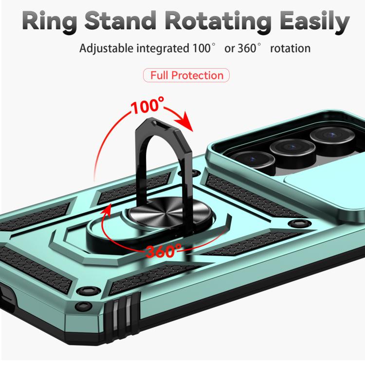 For Samsung Galaxy S25 FE 5G Sliding Camshield Holder Phone Case
