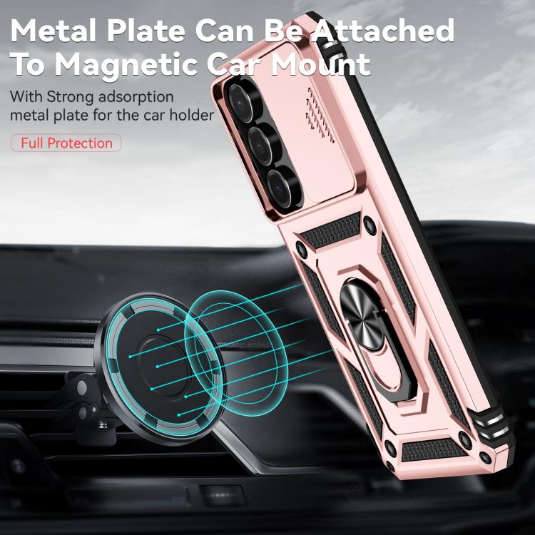 For Samsung Galaxy S25 FE 5G Sliding Camshield Holder Phone Case