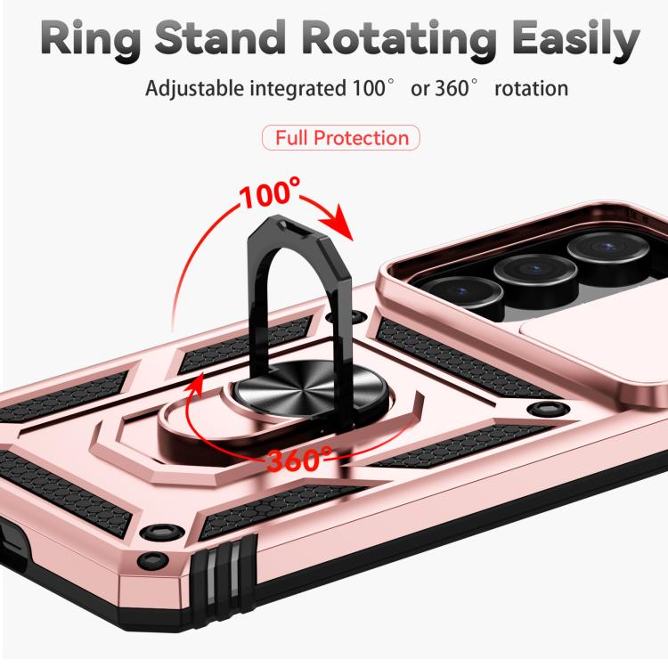 For Samsung Galaxy S25 FE 5G Sliding Camshield Holder Phone Case