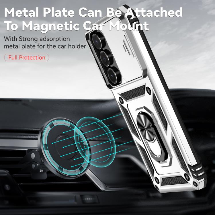 For Samsung Galaxy S25 FE 5G Sliding Camshield Holder Phone Case
