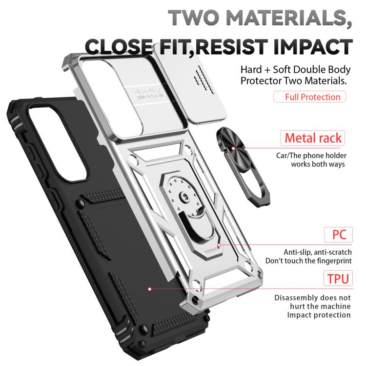 For Samsung Galaxy S25 FE 5G Sliding Camshield Holder Phone Case