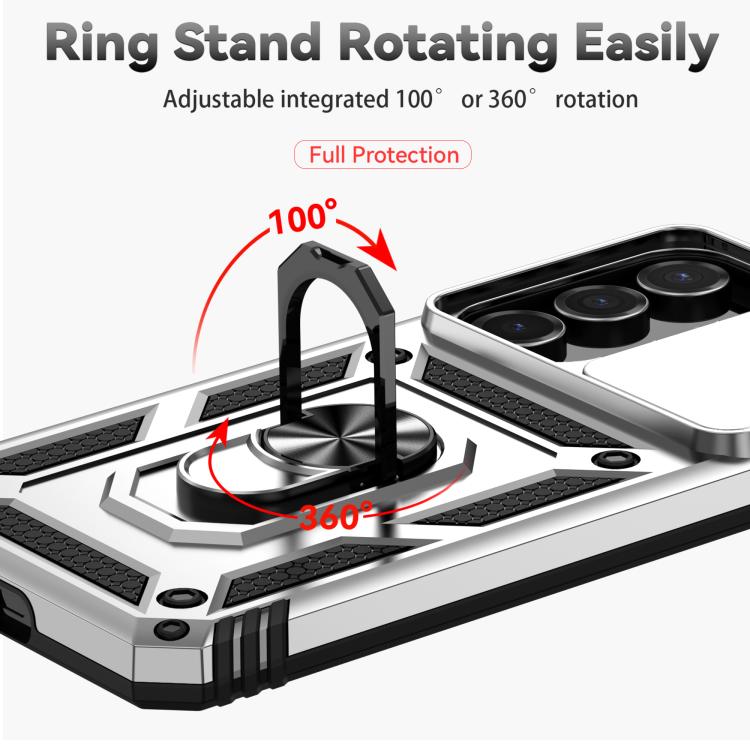 For Samsung Galaxy S25 FE 5G Sliding Camshield Holder Phone Case