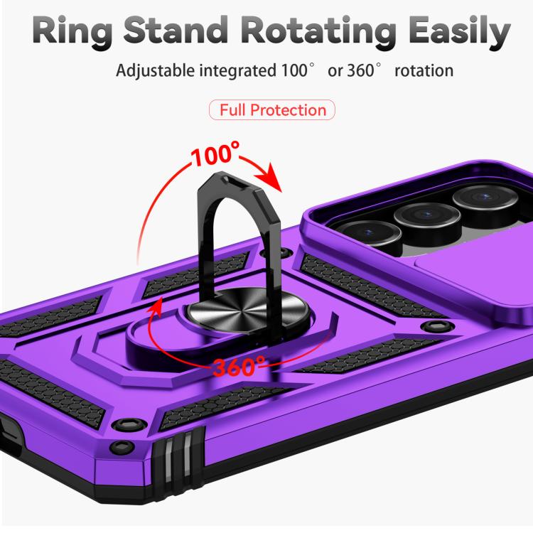 For Samsung Galaxy S25 FE 5G Sliding Camshield Holder Phone Case