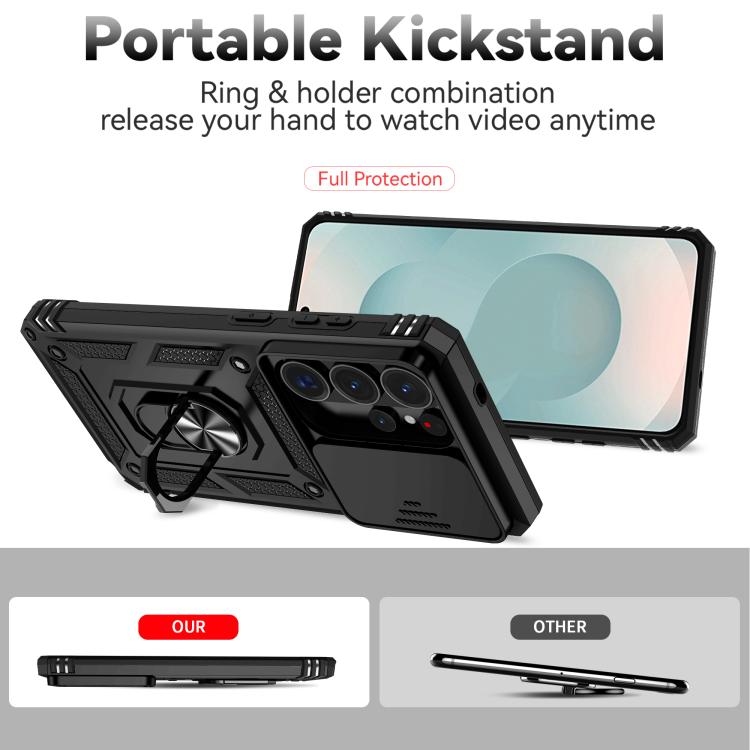 For Samsung Galaxy S26 Ultra 5G Sliding Camshield Holder Phone Case