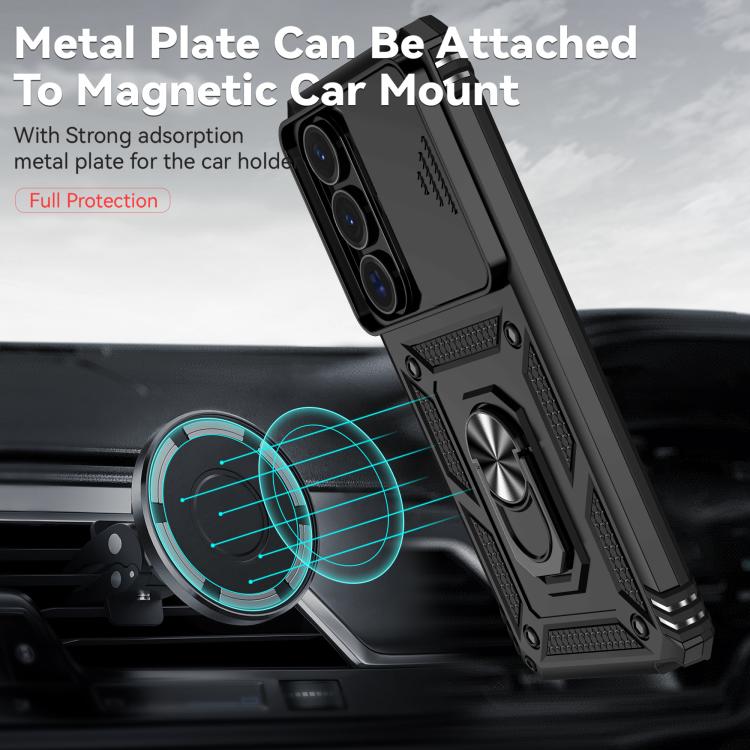 For Samsung Galaxy S26 Ultra 5G Sliding Camshield Holder Phone Case