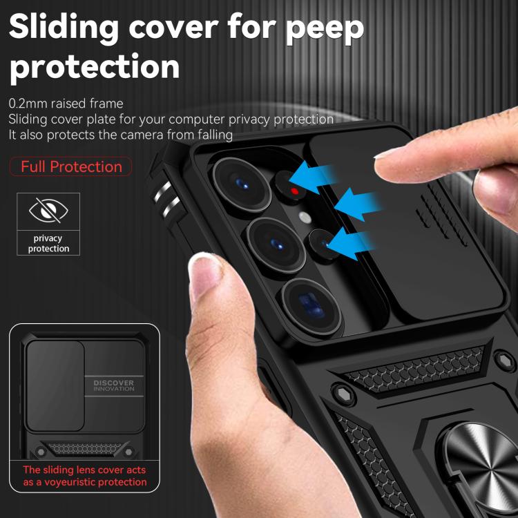 For Samsung Galaxy S26 Ultra 5G Sliding Camshield Holder Phone Case