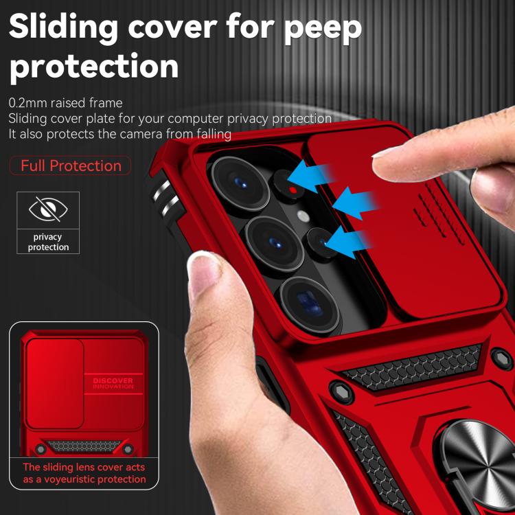 For Samsung Galaxy S26 Ultra 5G Sliding Camshield Holder Phone Case