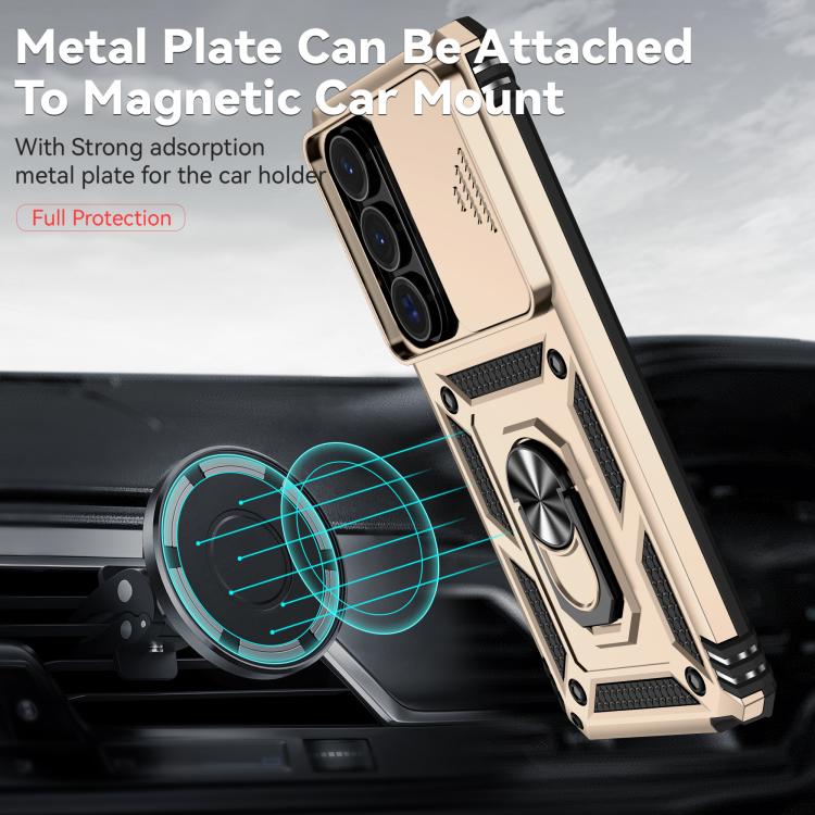 For Samsung Galaxy S26 Ultra 5G Sliding Camshield Holder Phone Case