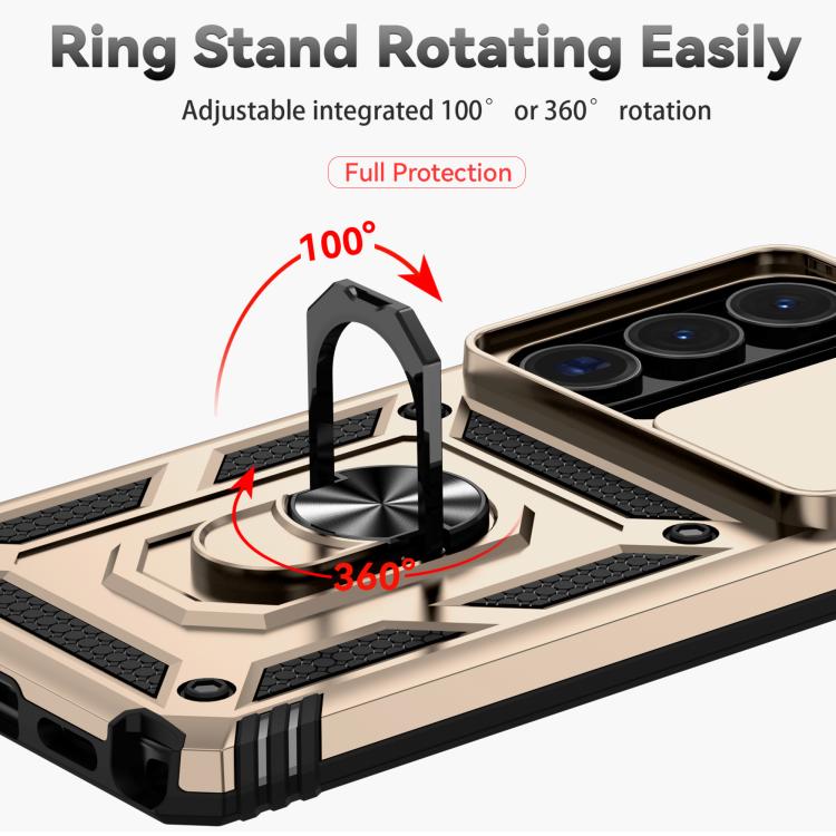 For Samsung Galaxy S26 Ultra 5G Sliding Camshield Holder Phone Case