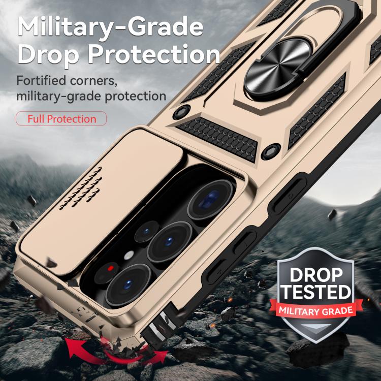 For Samsung Galaxy S26 Ultra 5G Sliding Camshield Holder Phone Case