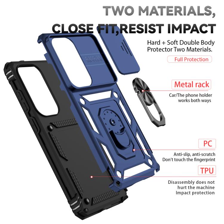 For Samsung Galaxy S26 Ultra 5G Sliding Camshield Holder Phone Case