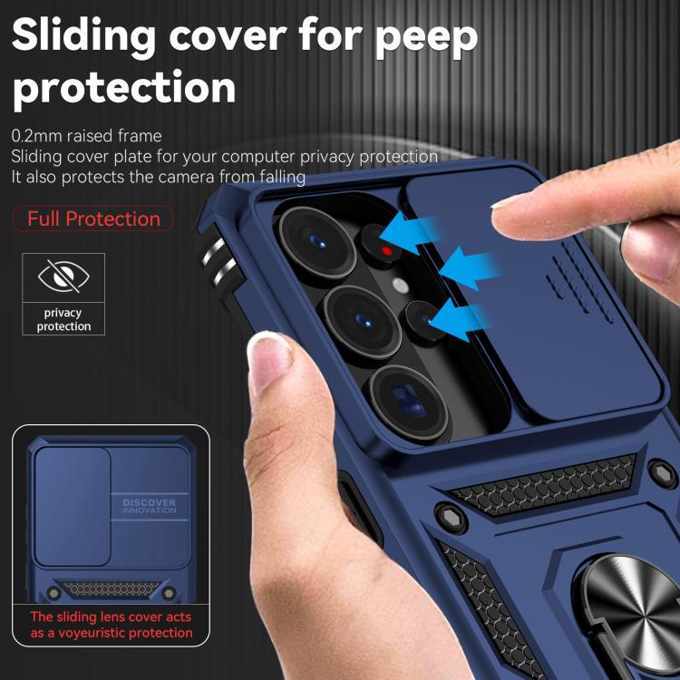 For Samsung Galaxy S26 Ultra 5G Sliding Camshield Holder Phone Case