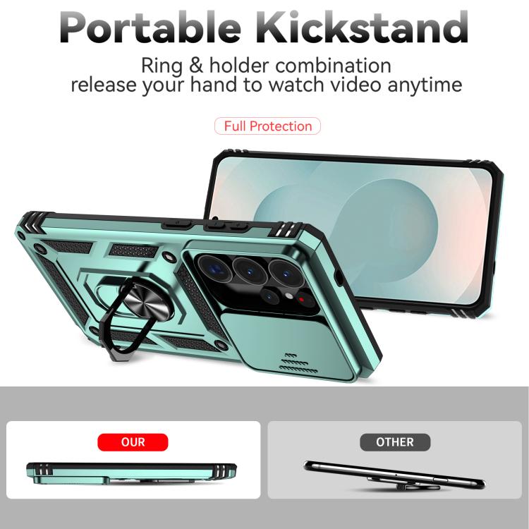 For Samsung Galaxy S26 Ultra 5G Sliding Camshield Holder Phone Case