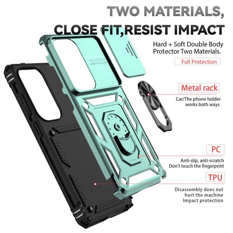 For Samsung Galaxy S26 Ultra 5G Sliding Camshield Holder Phone Case