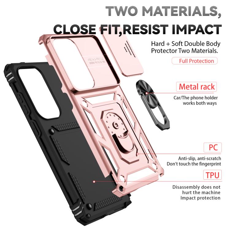 For Samsung Galaxy S26 Ultra 5G Sliding Camshield Holder Phone Case