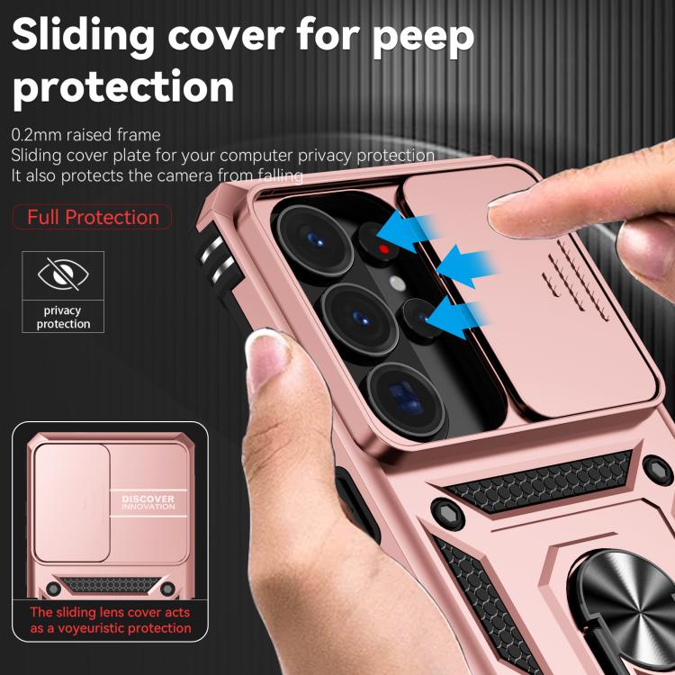 For Samsung Galaxy S26 Ultra 5G Sliding Camshield Holder Phone Case