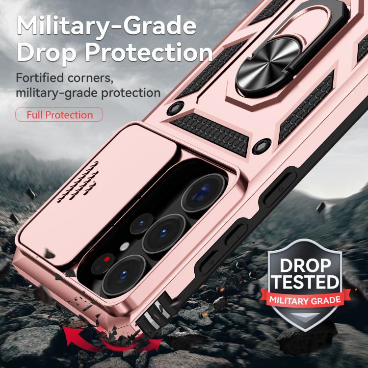 For Samsung Galaxy S26 Ultra 5G Sliding Camshield Holder Phone Case