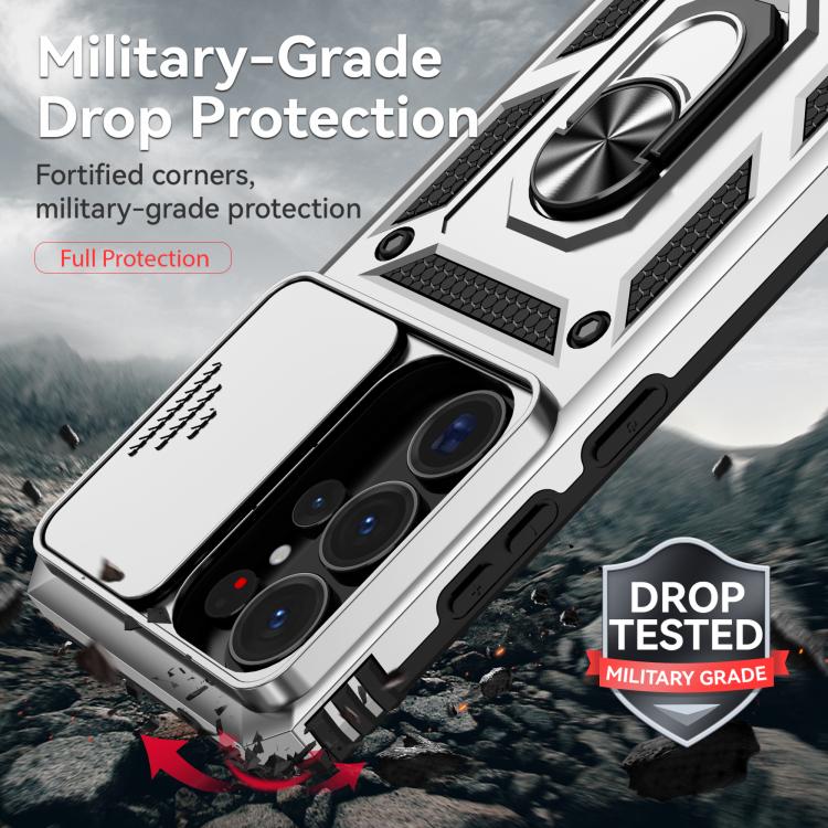For Samsung Galaxy S26 Ultra 5G Sliding Camshield Holder Phone Case