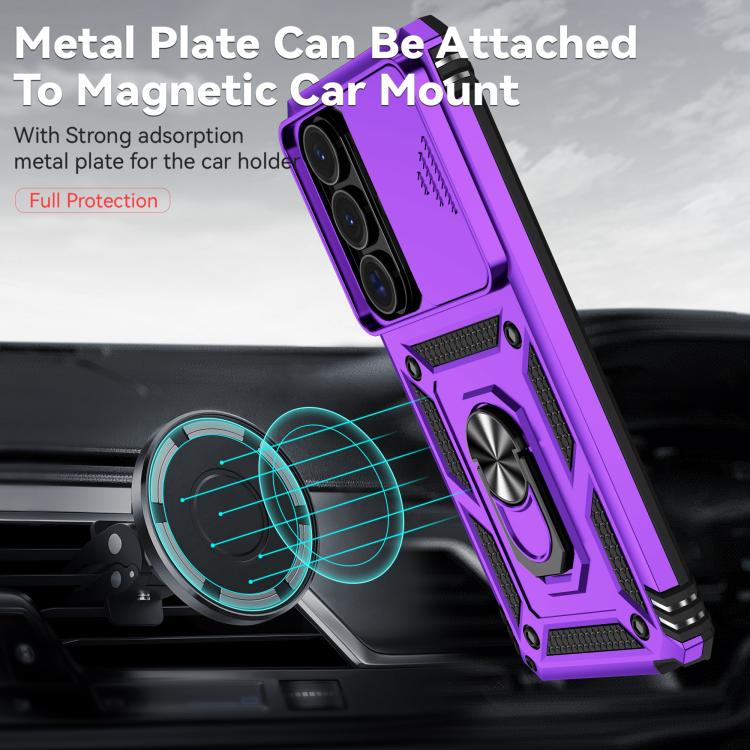 For Samsung Galaxy S26 Ultra 5G Sliding Camshield Holder Phone Case