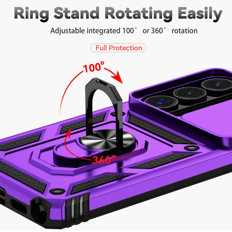 For Samsung Galaxy S26 Ultra 5G Sliding Camshield Holder Phone Case
