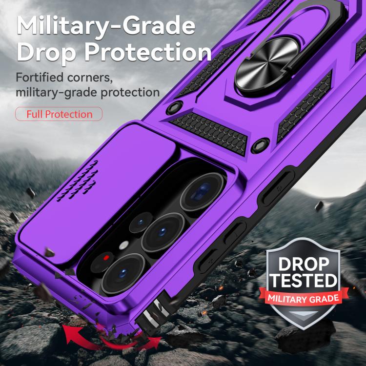 For Samsung Galaxy S26 Ultra 5G Sliding Camshield Holder Phone Case