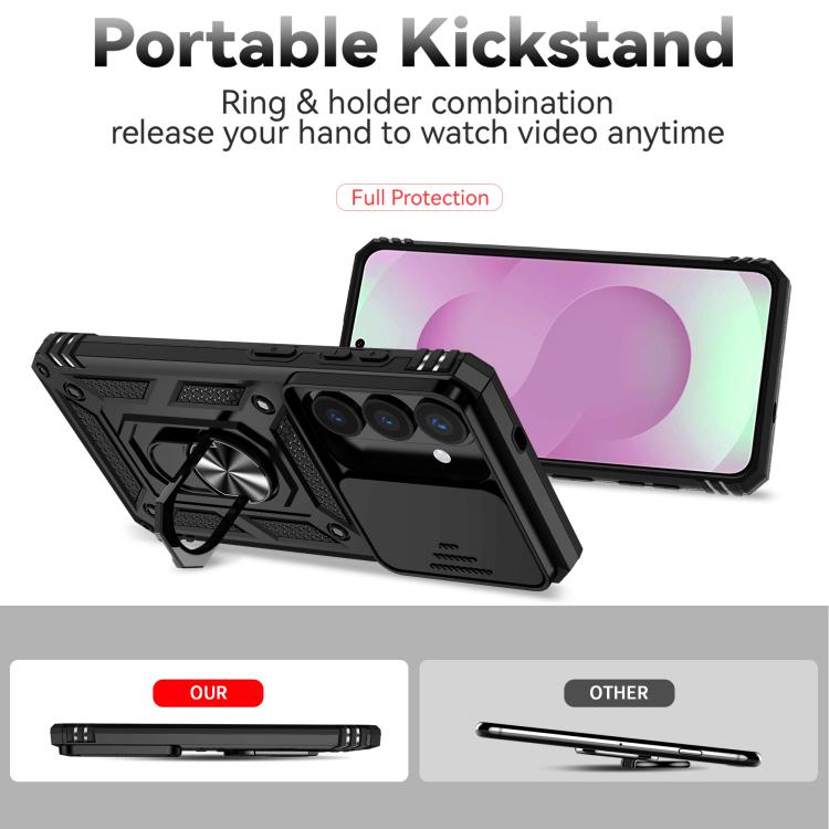For Samsung Galaxy S26 5G Sliding Camshield Holder Phone Case