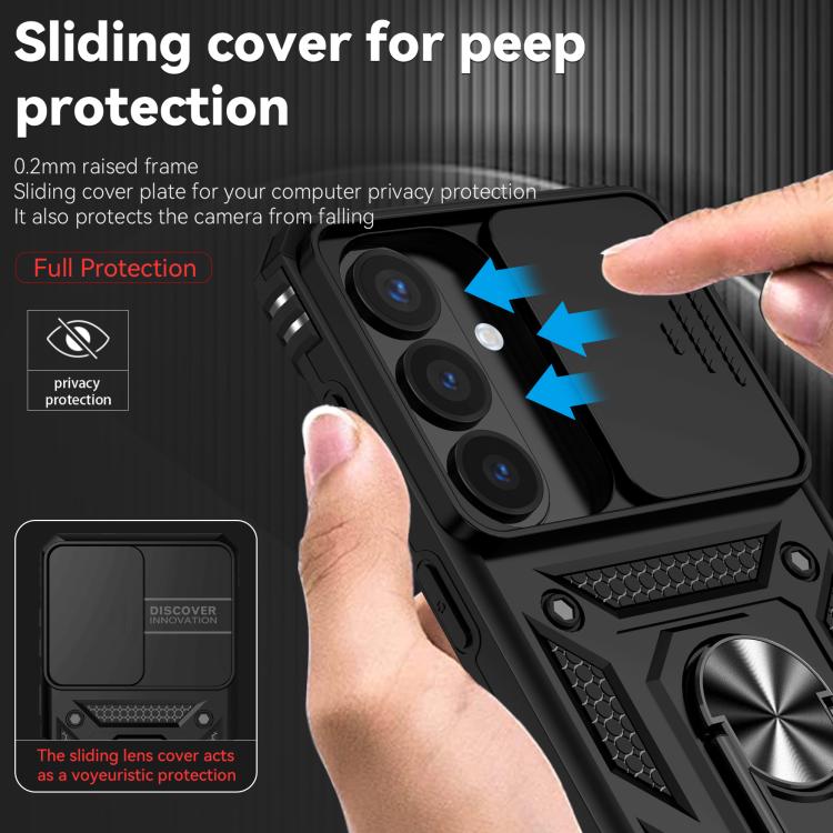 For Samsung Galaxy S26 5G Sliding Camshield Holder Phone Case