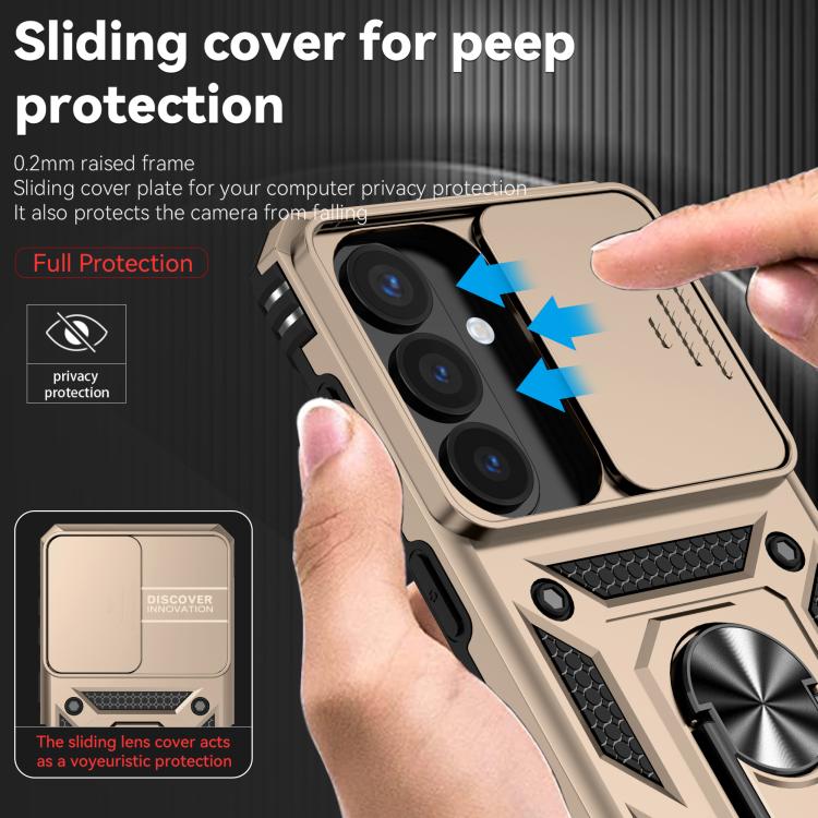 For Samsung Galaxy S26 5G Sliding Camshield Holder Phone Case