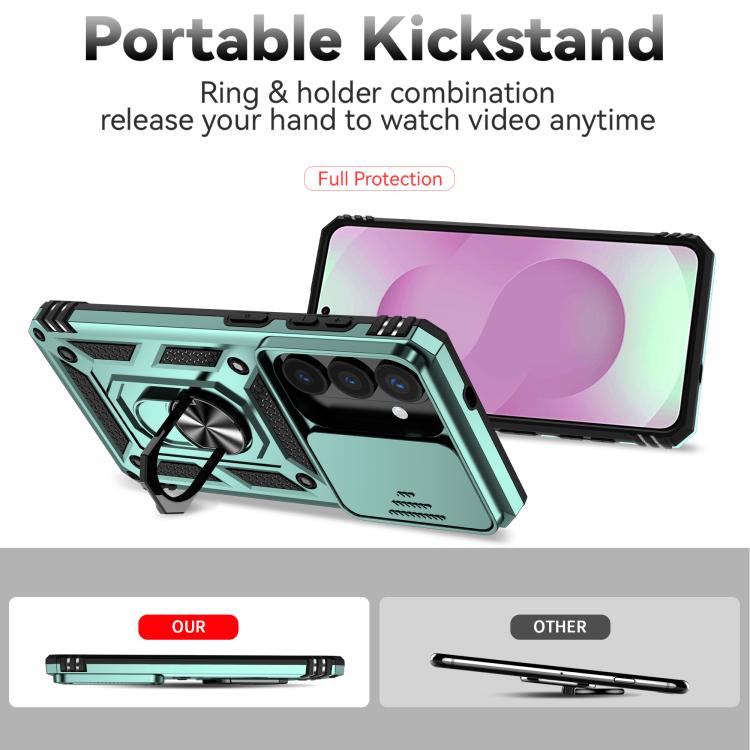 For Samsung Galaxy S26 5G Sliding Camshield Holder Phone Case