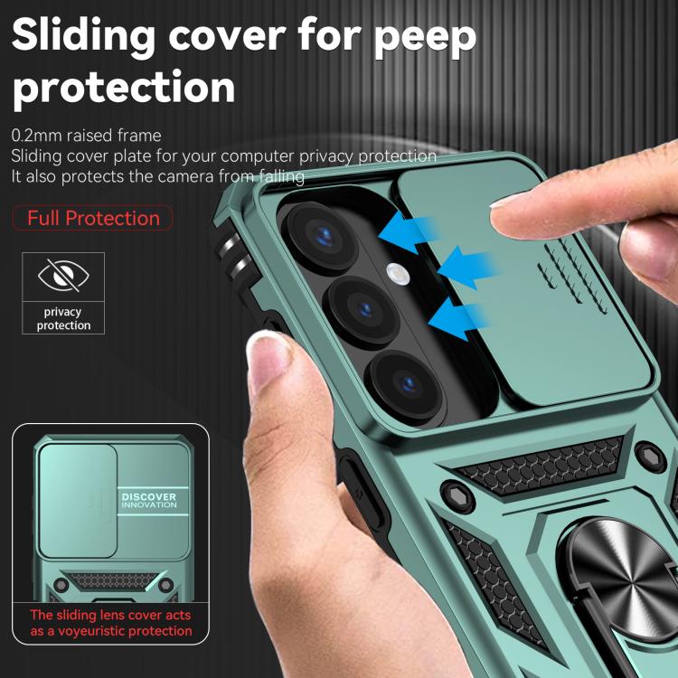 For Samsung Galaxy S26 5G Sliding Camshield Holder Phone Case