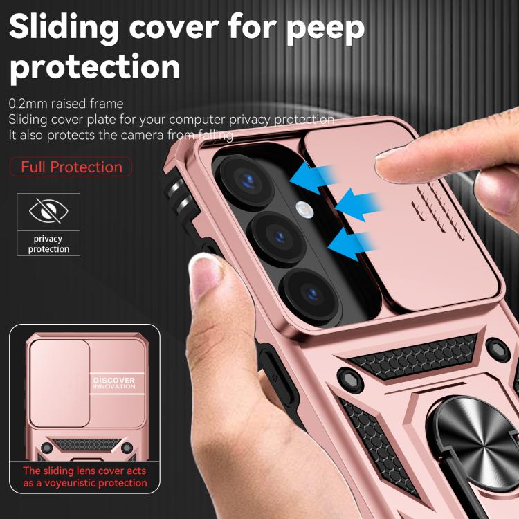 For Samsung Galaxy S26 5G Sliding Camshield Holder Phone Case